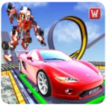 Logo of Impossible Car Parking Tracks Transform Robot Game android Application 