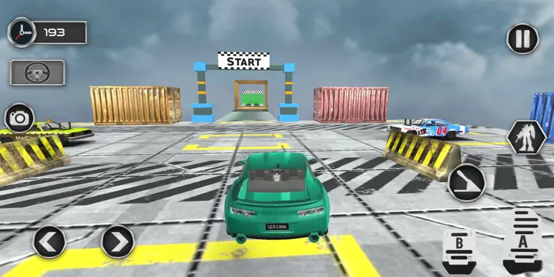 Impossible Car Parking Tracks Transform Robot Game android App screenshot 5